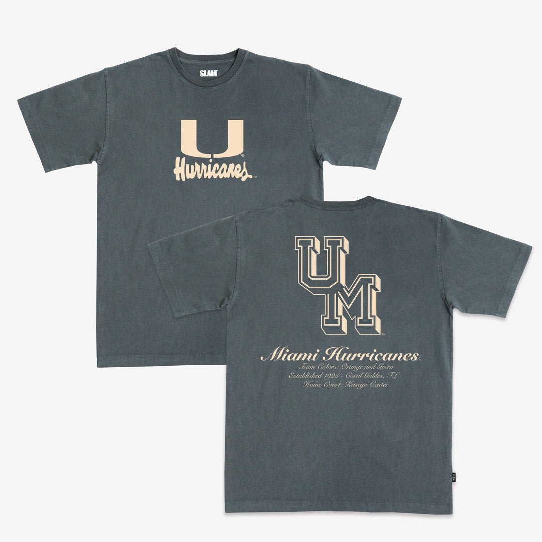 U hussicakes and um miami t-shirt